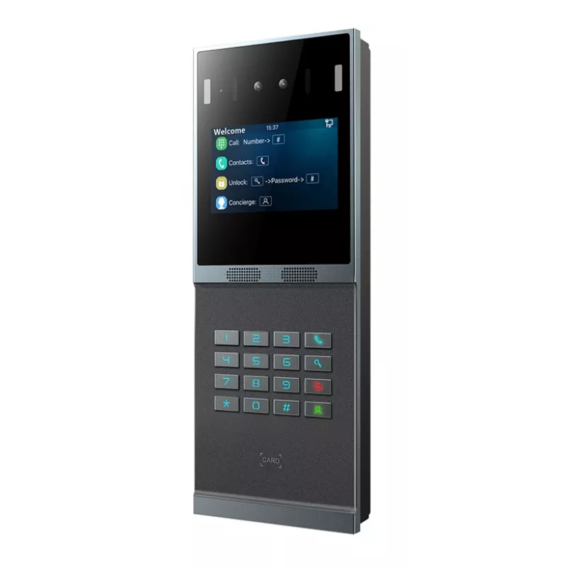 Fanvil i66 Video-Gegensprechanlage 2 MP 10,2 cm 4 Zoll Schwarz Grau