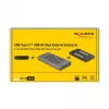 SSD-Gehäuse DeLOCK 42027 Grau M.2 10 Gbit/s USB Typ-C