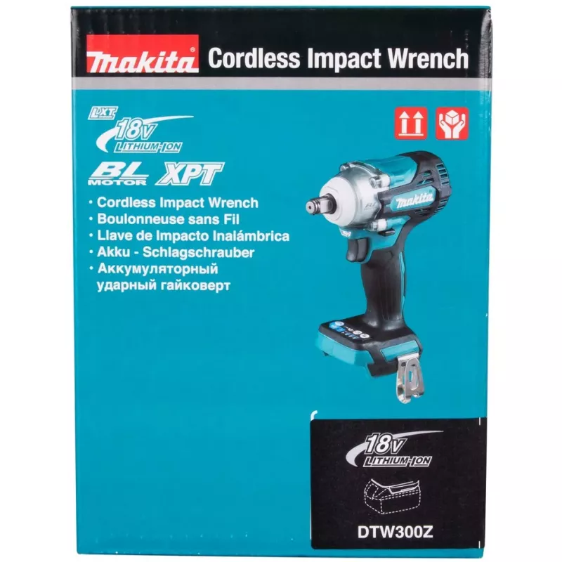 Makita DTW300Z Akku-Schlagschrauber/Impaktfahrer 3200 U/min Schwarz, Blau