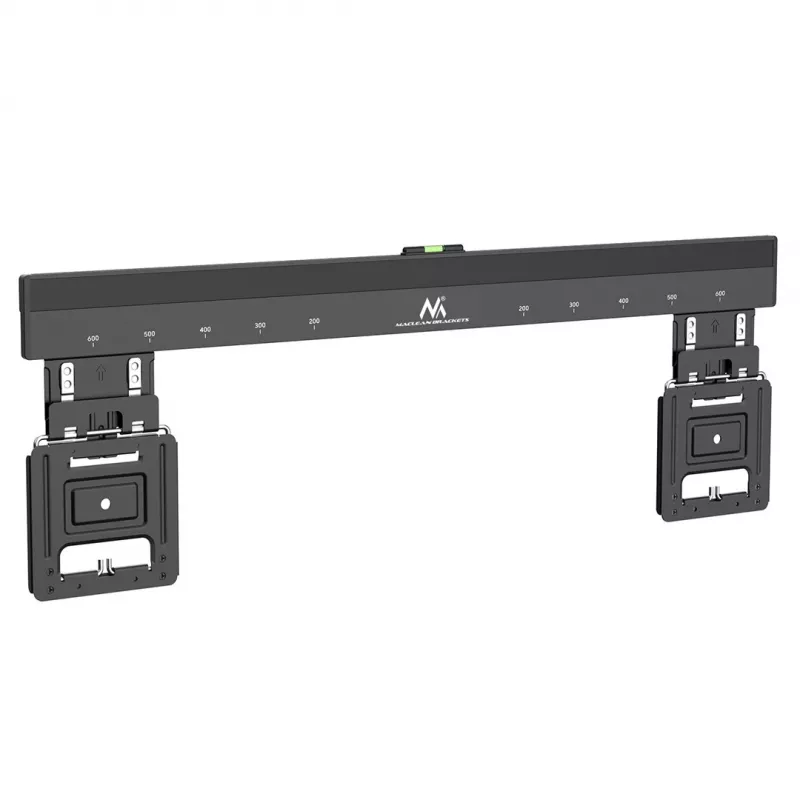 Maclean MC-481 Ultra-Flach-Slim-TV-Wandhalterung für 37-80 Zoll flache und gebogene Fernseher, max. 75 kg, VESA 600x400, universelle TV-Halterung