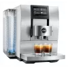 Vollautomatische Espressomaschine JURA Z10 (EB) — 2,4 L Wassertank, integriertes Mahlwerk, 1450 W, Aluminium/Weiß