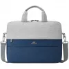 Laptop-Tasche Rivacase Prater für 10,1 Zoll–14 Zoll Laptops, Grau/Dunkelblau
