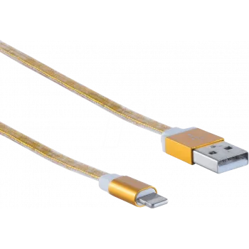 Lightning-Kabel ShiverPeaks BS14-50046 0,9 m Gold