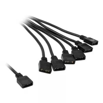 RGB splitter Kabel EK Water Blocks EK-D-RGB 6-Fach D-RGB Splitterkabel