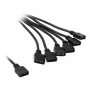 RGB splitter Kabel EK Water Blocks EK-D-RGB 6-Fach D-RGB Splitterkabel