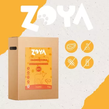 Trockenfutter für Hunde ZOYA ColdPRO Lamm 9 kg – Erhaltungsfutter für ausgewachsene Hunde, 26 % Protein, 9,5 % Fett, gluten- und sojafrei