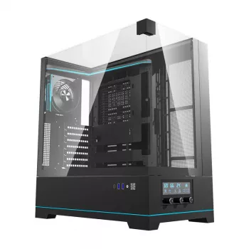 Darkflash DY450 PRO PC-Gehäuse (schwarz) + 1 Lüfter