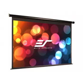 SALE OUT. Elite Screens Electric125H Spectrum Leinwand 125'' 16:9 / Diagonale 312,5 cm, B 276,5 cm x H 155,7 cm / Schwarzes Gehäuse / Elektromotorische Leinwand / Wand- und Deckenmontage / 1