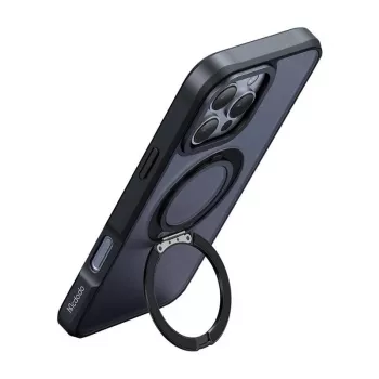 Schutzhülle mit MagSafe Mcdodo PC-4933 für iPhone 16 Pro Max mit integriertem Ständer, schwarz