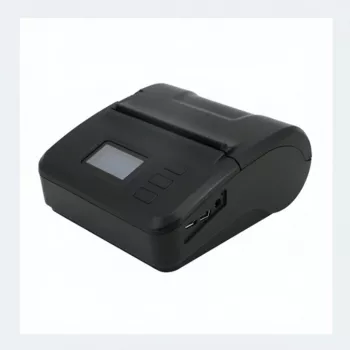 Thermischer mobiler Belegdrucker ALLNET ALL-PM01 — USB, RS232, Bluetooth, 80 mm, Schwarz