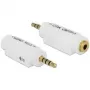 Kabel-Adapter DeLOCK 65590 3,5 mm Weiß