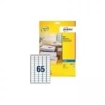 Druckeretiketten Avery J8651-25 Weiß