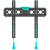 TV-Bodenständer ONKRON FM5-B für 88,9–165,1 cm (35–65 Zoll), VESA bis 400×400, max. Tragfähigkeit 68 kg, schwarz