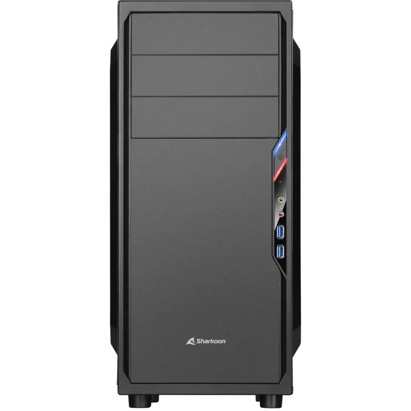 PC-Gehäuse Sharkoon VS4-V Midi Tower Schwarz