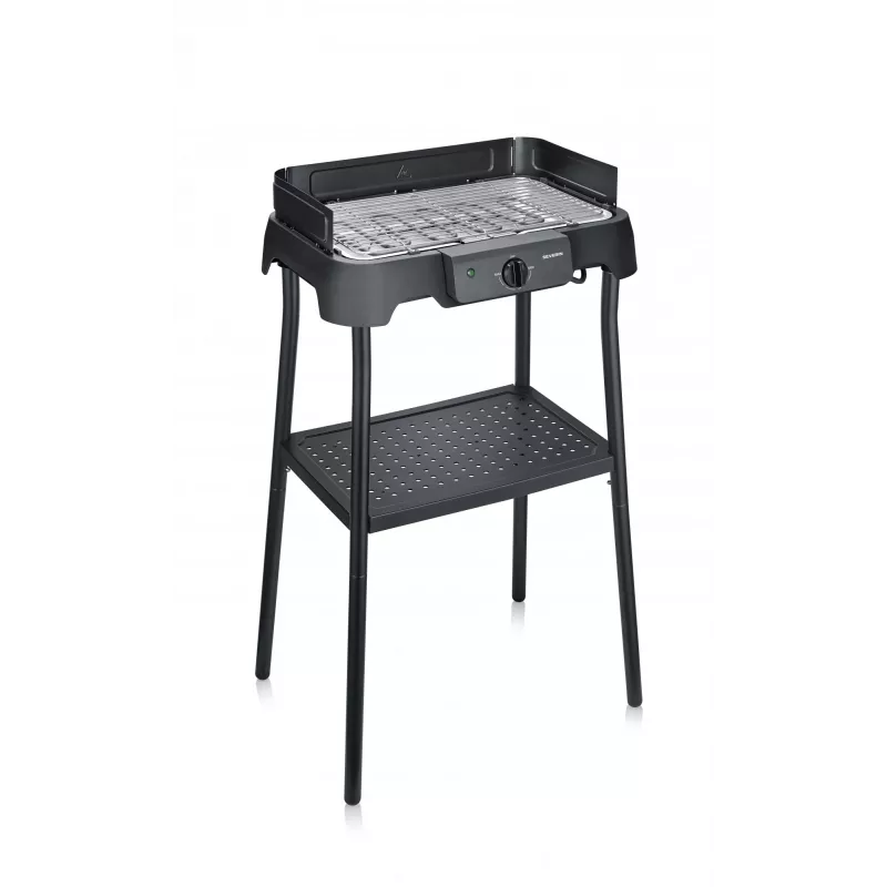 Tisch-Elektrogrill SEVERIN PG 8594 — 2000 W, rechteckiger Rost, schwarz