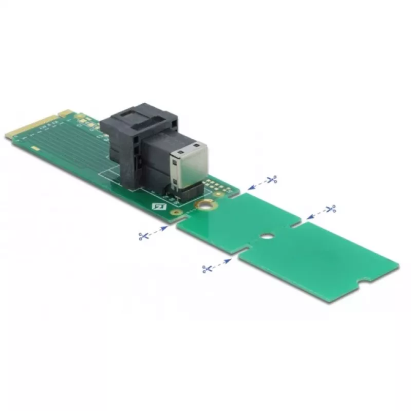 Adapter M.2 Key M zu SFF-8643 NVMe DeLOCK 63145
