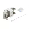 Keystone-Modul RJ45 Cat.6A werkzeugfrei, DELOCK 90990, blau