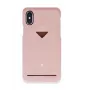 Card Slot Back Shell VixFox für iPhone X/XS — Pinke Schutzhülle mit Kartenfach