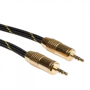 ROLINE GOLD 3,5 mm Audio-Verbindungskabel Stecker / Stecker 5,0 m (11.09.4285)