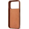 Mujjo Full Leder Case MagSafe Case für iPhone 17 Pro Braun