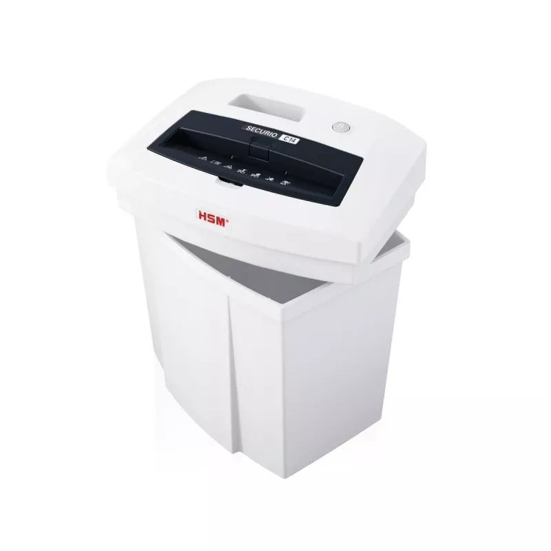 Aktenvernichter HSM SECURIO C14 Streifenschnitt 22,6 cm Weiß