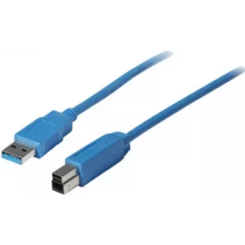 USB-Kabel ShiverPeaks 5 m USB 3.2 Gen 1 USB A auf USB B Blau