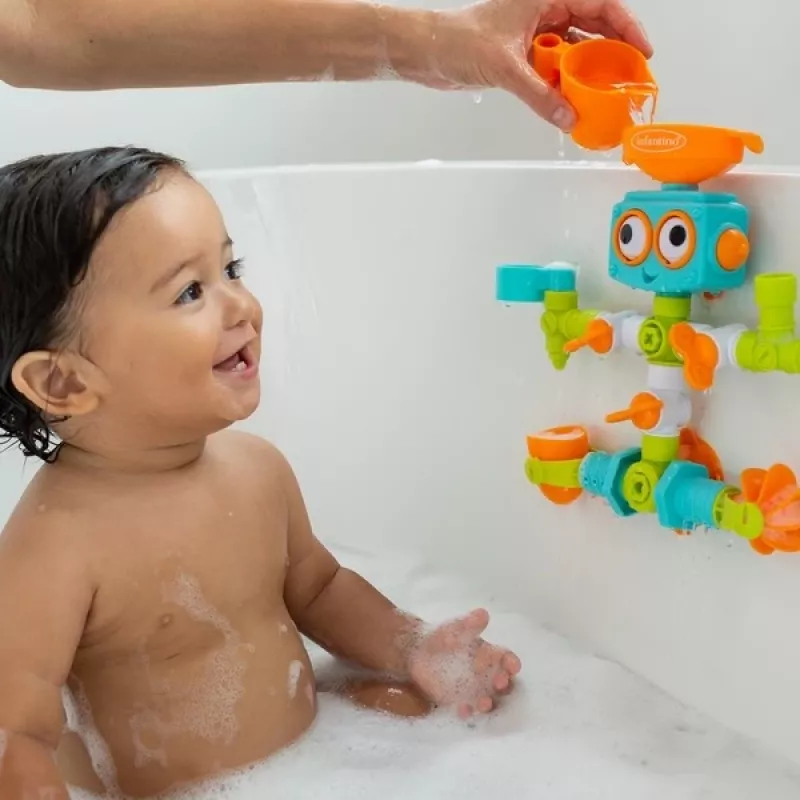 Bade-Roboter mit Dusche