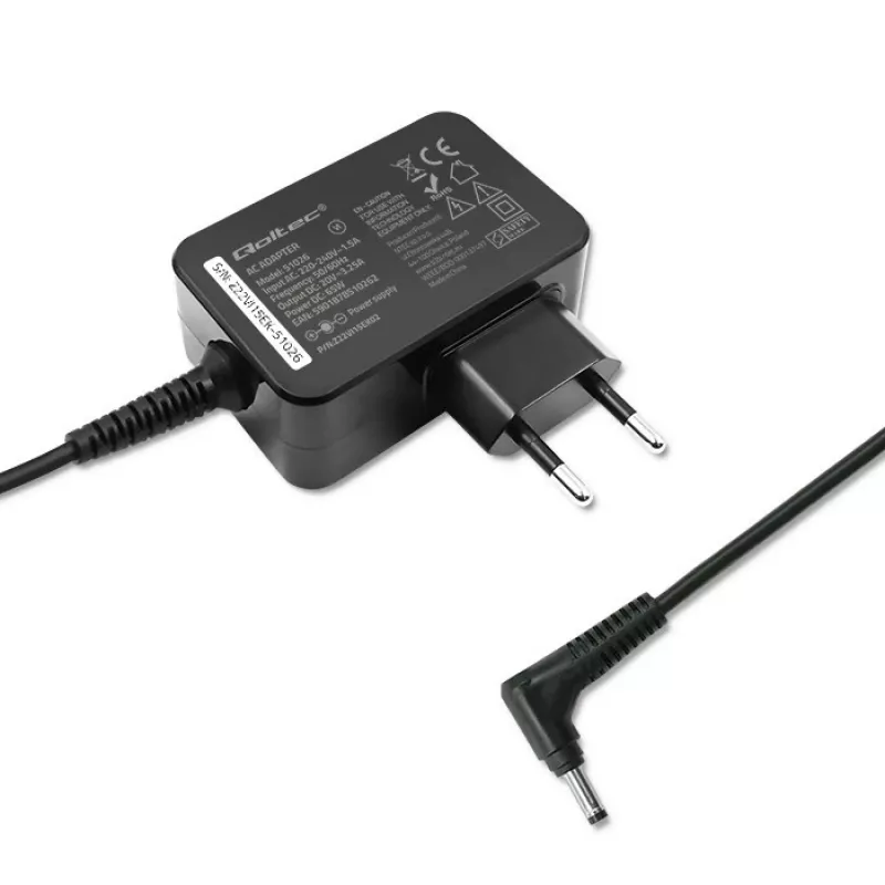 Qoltec 51026 Netzteil/Wandler Innen-/Außenbereich 65 W Schwarz