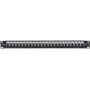 Intellinet Patch Panel, Cat6, UTP, 24 Ports, 1U, Verriegelungsfunktion, Top-Entry-LSA-Auflegeleiste, Schwarz