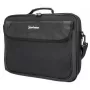 Manhattan Cambridge Laptoptasche 15,6 Zoll, Clamshell-Design, Schwarz, NIEDRIGER PREIS, Zubehörfach, Dokumentenfach hinten, Schultergurt (abnehmbar), Äquivalent zu Targus TAR300, Notebooktasche, Drei Jahre Garantie