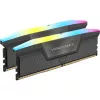 DIMM 64 GB DDR5-6000 (4x 16 GB) Quad-Kit, Arbeitsspeicher schwarz, CMH64GX5M4B6000C36, Vengeance RGB, INTEL XMP