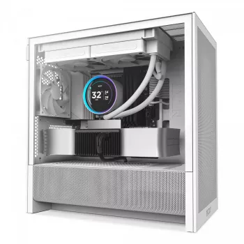 PC-Gehäuse NZXT H9 H3 Flow Midi Tower Weiß
