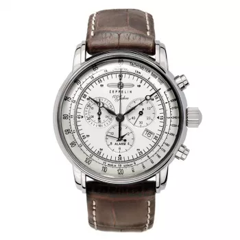 Zeppelin 100.Jahre 7680-1 Quarz Uhr
