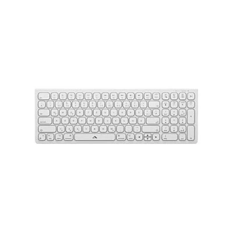 Alogic Echelon Compact USB-C BT Tastatur Deutsch+ Maus Weiß - Tastatur - USB Typ C - Tastatur - USB Typ C