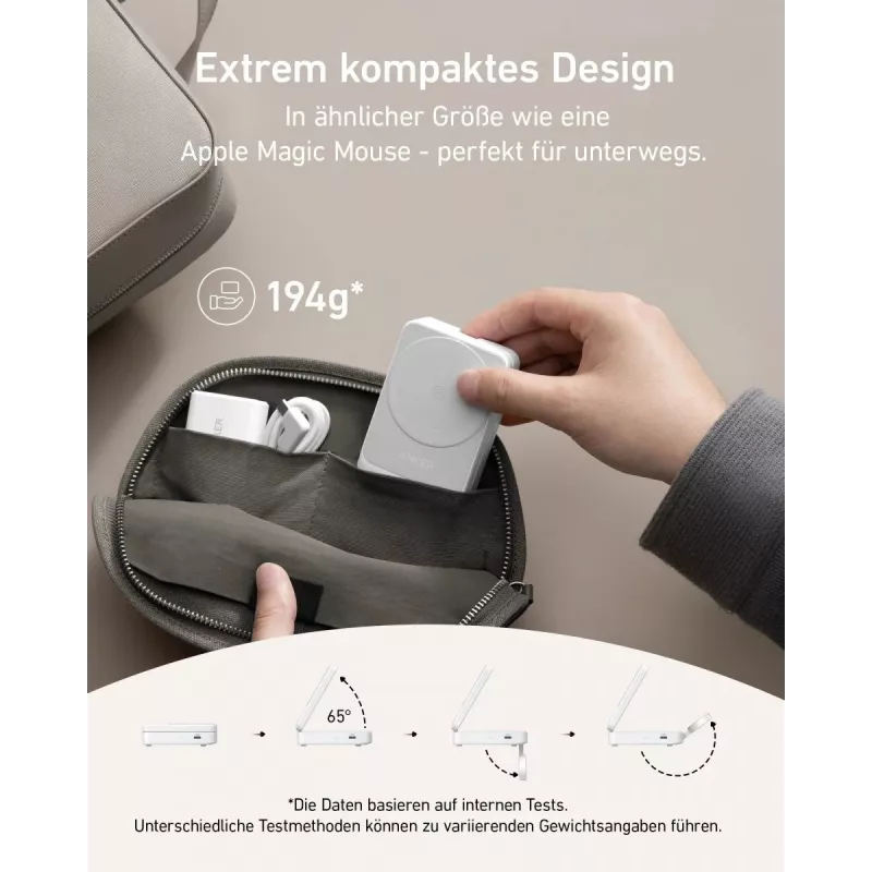 MagGo 3-in-1 15W faltbar weiß EU