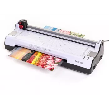 Bürolaminiergerät SENCOR SLA 230 A4, kompatibel mit A4-Blättern, Folienstärkebereich 2x75–2x125 mm