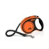 Flexi Xtreme Schleppleine 5 m, Orange/Schwarz, Mittel (bis 35 kg)
