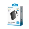 Powerbank Vention FKAB0-C 10000 mAh, 2× USB-C + 1× USB-A, 22,5 W, Schwarz