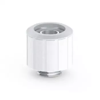 BitsPower gerader Anschluss G1/4 Zoll Außengewinde auf 16/10 mm Schlauch, Arctic White