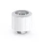 BitsPower gerader Anschluss G1/4 Zoll Außengewinde auf 16/10 mm Schlauch, Arctic White