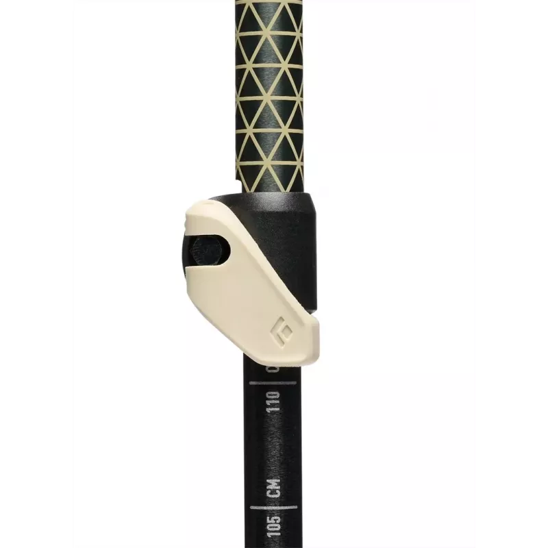 Trekkingstöcke Schwarz Diamond Trail Cork, verstellbar 100–140 cm, Aluminium, Griff aus Kork/EVA, 3-teilig, grün/beige