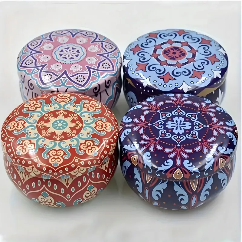 Set aus 4 Sojakerzen Extralink Home, Duftkerzen als Dekoration für Geschenke + Box