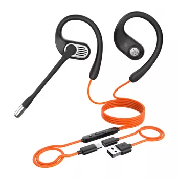 Kabelgebundene In-Ear-Kopfhörer OneOdio OpenRock Link 10 – schwarz, kabelgebundenes In-Ear-Design