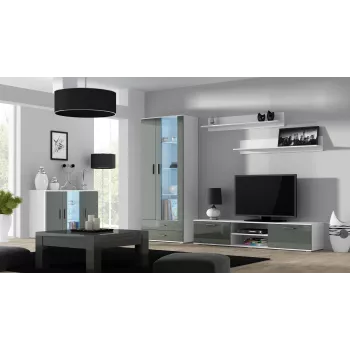 Cama Set of two shelves 125cm SOHO weiß matt