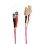 shiverpeaks BS77911/4. Kabellänge: 5 m, Fasertyp: OM4, Stecker 1: SC, Stecker 2: ST, Kerndurchmesser: 50 µm, Vollduplex, Kabelfarbe: Violett (BS77911/4)