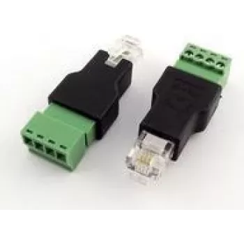 Kabel TK RJ11-Stecker 6P4C-Klemmleiste/Schraubkontakt - Kabel - Telefon (STT-RJ11)