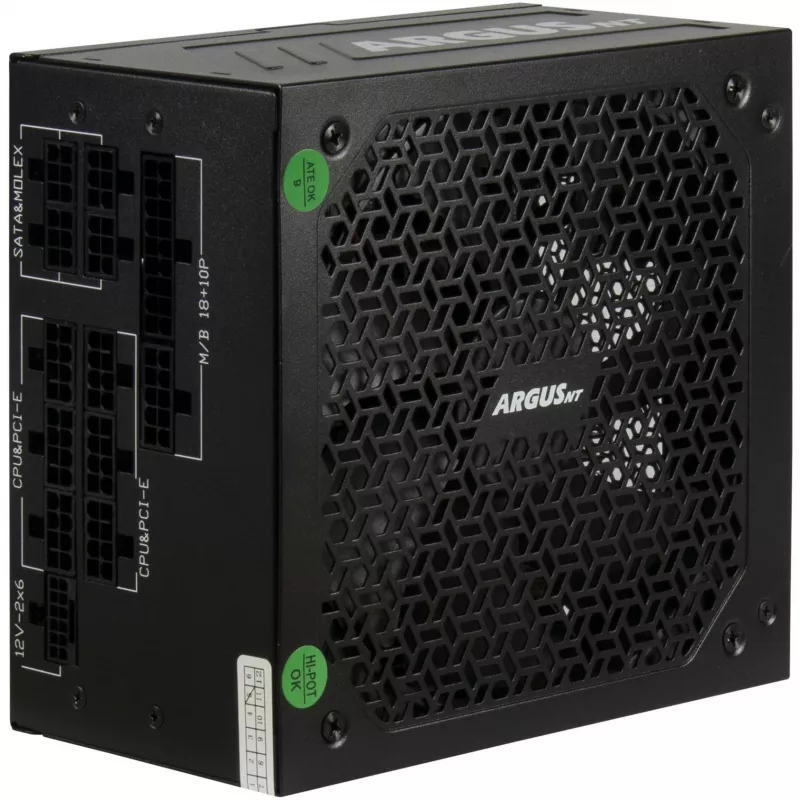 Inter-Tech HA-850BA4 PSU, 850W, kabelmanagement