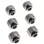 RAIJINTEK PELIAS SILVER D141806 — Set mit 6 silbernen Kühlerlüfterblättern/Zubehör
