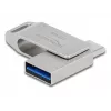 USB-Flash-Laufwerk DeLOCK 128 GB USB-C Typ-A Drehgelenk-Modell