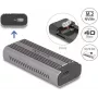 SSD-Gehäuse DeLOCK 42029 USB Type-C 40 Gbit/s für M.2 NVMe PCIe